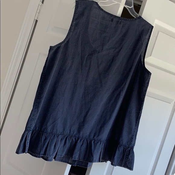 Ralph Lauren sleeveless soft cotton top - Picture 7 of 8